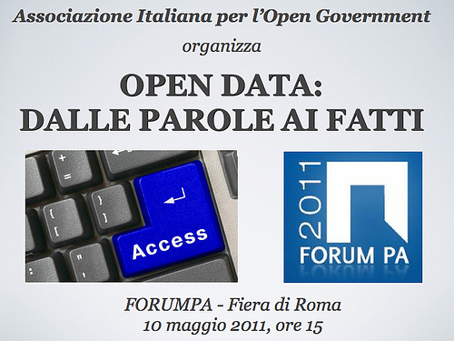 Associazione Italiana per l'Open Government a FORUMPA2011